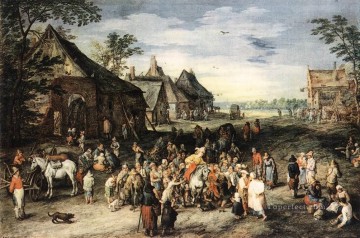 Jan Brueghel el Viejo Painting - San Martín flamenco Jan Brueghel el Viejo